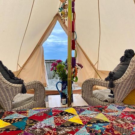 Coastal Stay Bell Tent Porthgain Eksteriør billede