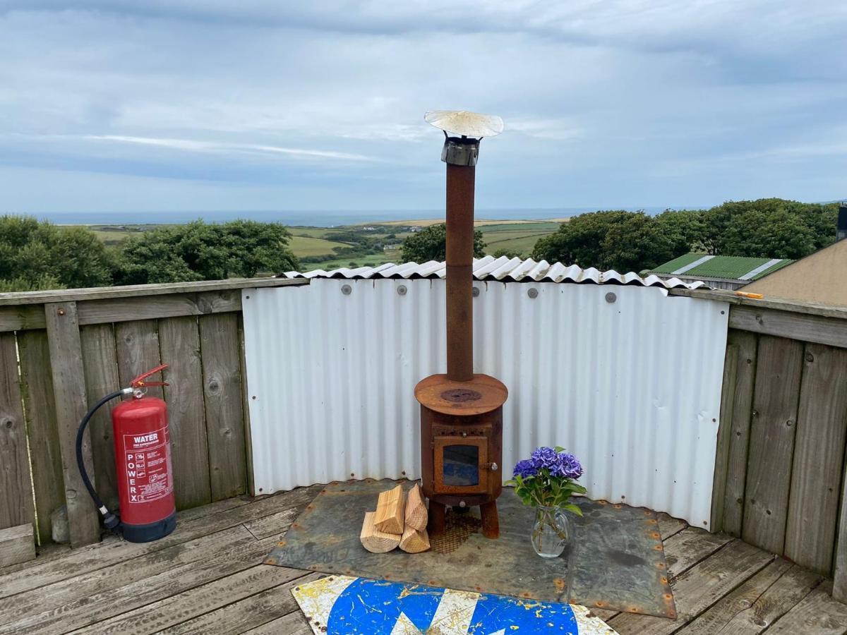 Coastal Stay Bell Tent Porthgain Eksteriør billede